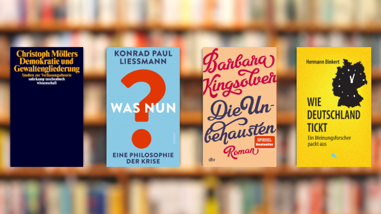 Demokratie und Gewaltengliederung / Was nun? Eine Philosophie der Krise / Die Unbehausten / Wie Deutschland tickt