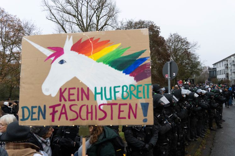 Demo gegen Nazis