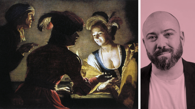 Freier, Kupplerin und Dirne