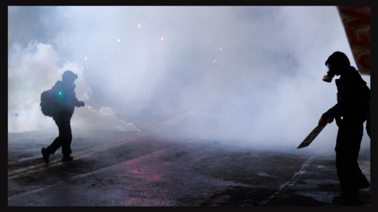 ICE‑Agenten setzen Tränengas und Blendgranaten gegen Demonstranten ein 