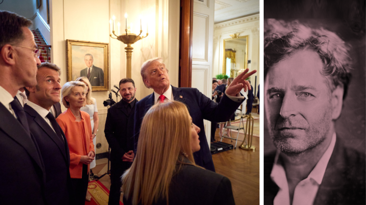 Westliche Staatschefs im Weißen Haus