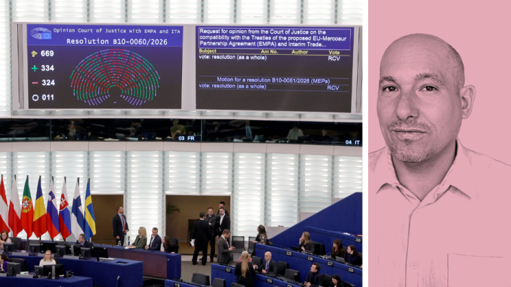 Abstimmungsergebnis im EU-Parlament