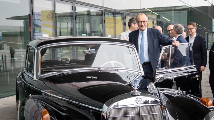 Merz und Adenauer-Benz