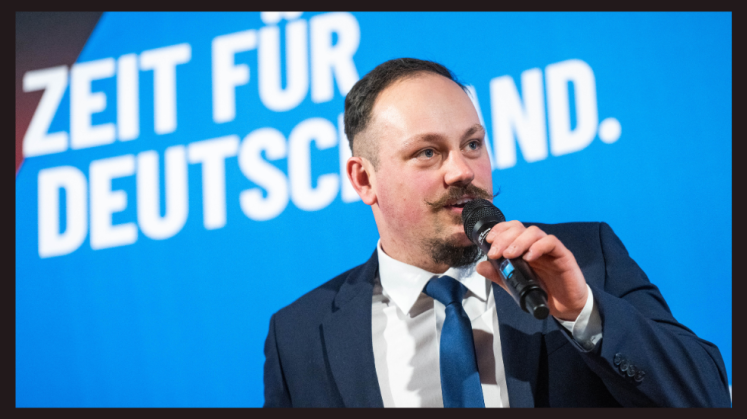 Fabian Jank (AfD), Mitglied des Landtages von Brandenburg und neuer Vorsitzender der AfD-Jugendorganisation „Generation Deutschland“ Brandenburg