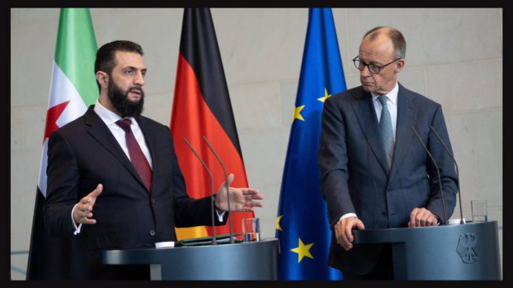 Bundeskanzler Friedrich Merz empfängt den syrischen Übergangspräsidenten Ahmed al-Scharaa