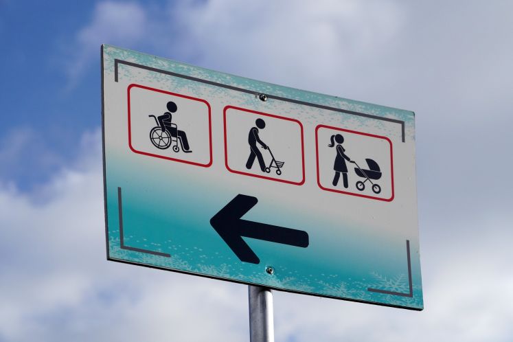Kinderwagen und Rollator