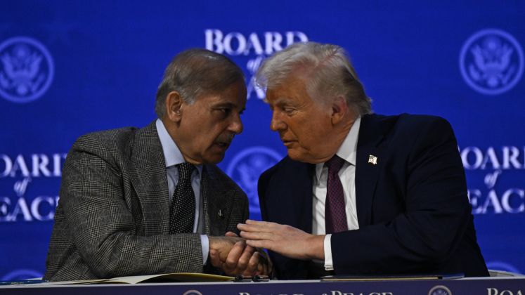 Shehbaz Sharif und Donald Trump