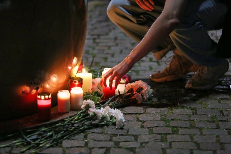 Kerzen Tatort Leipzig