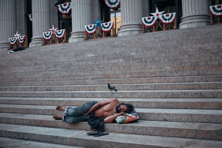 Obdachlose in den USA