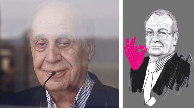 Jean Ziegler (l) & Frank A. Meyer (r)