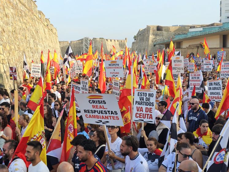 Demo in Ceuta
