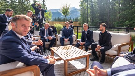 Macron beim G7-Gipfel