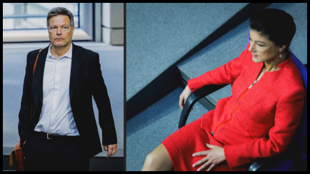 Robert Habeck und Sahra Wagenknecht