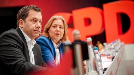 Lars Klingbeil und Bärbel Bas