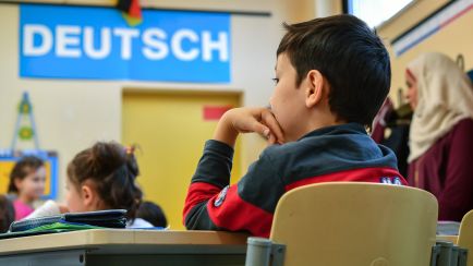 Willkommensklasse im Jahr 2016