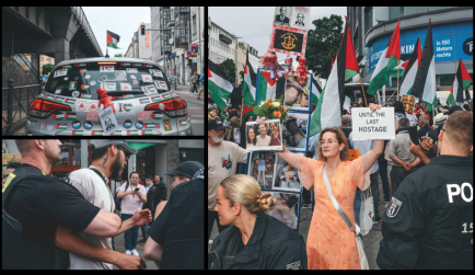 Szenen mehrerer Palästina-Demonstrationen in Berlin