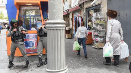 Soldatinnen in Jerusalem