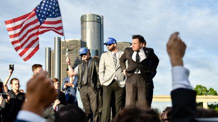 Anhänger von Nick Fuentes