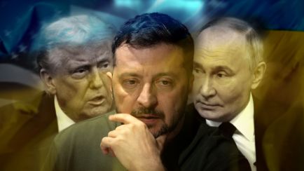 Trump, Selenskyj, Putin