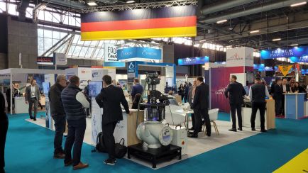 Deutscher Pavillon auf der „World Nuclear Exposition“