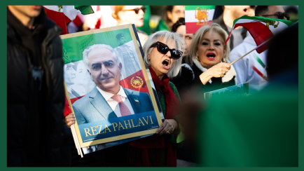 Pahlavi-Unterstützer in Houston, Texas