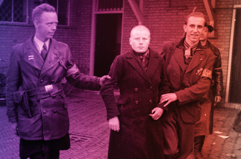 Bestrafung einer britischen Nazi-Kollaborateurin während des Zweiten Weltkriegs