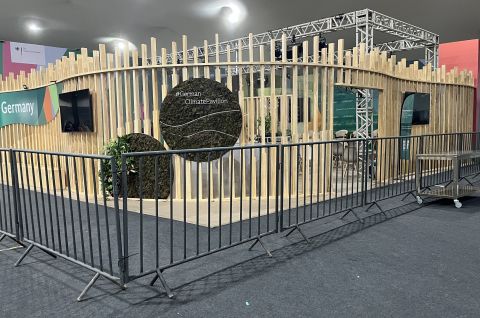 Deutscher Pavillon auf der Weltklimakonferenz