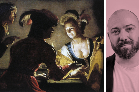 Freier, Kupplerin und Dirne