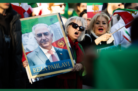 Pahlavi-Unterstützer in Houston, Texas