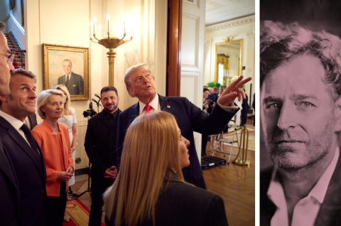 Westliche Staatschefs im Weißen Haus