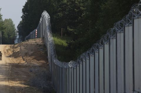 Grenze zwischen Polen und Weißrussland