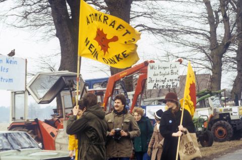 Anti-Atomkraft-Protest in Gorleben 1979