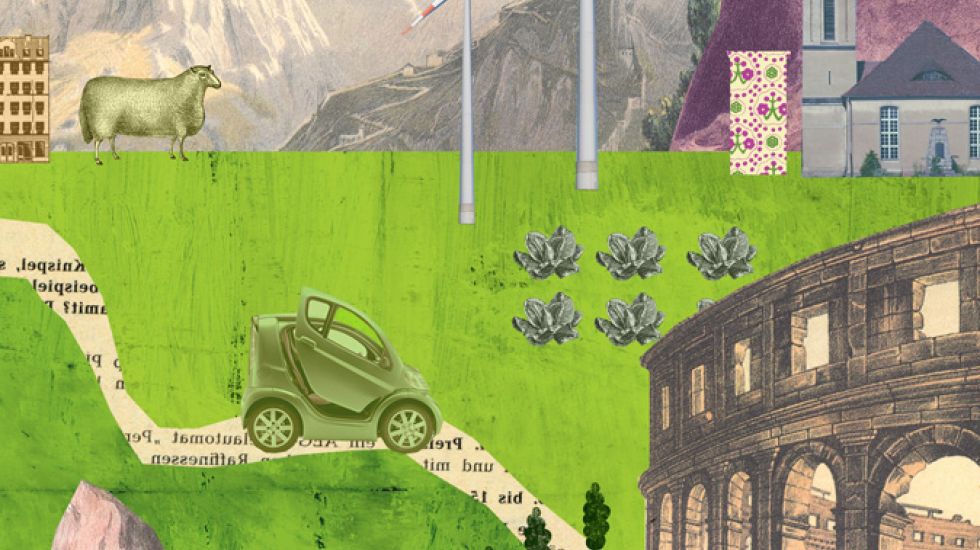 Europas blühende Landschaften / Illustration: Martin Haake