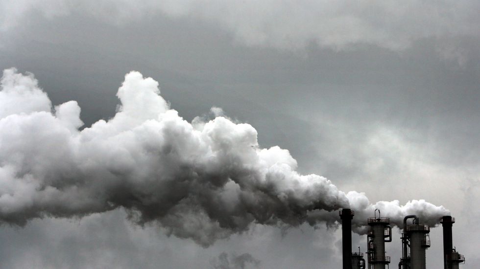 Das Braunkohle-Großkraftwerk Schwarze Pumpe in Brandenburg