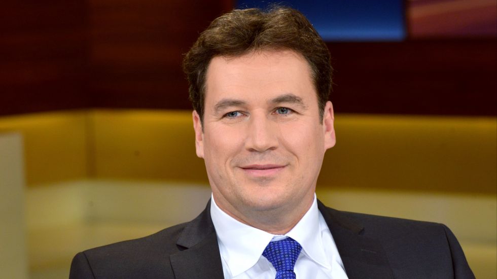 Christian von Stetten, Vorsitzender des Parlamentskreises Mittelstand der CDU/CSU-Bundestagsfraktion, aufgenommen am 09.04.2014 während der ARD-Talksendung "Anne Will" zum Thema: "Koalitions-Zoff um Rente mit 63 - Kippt jetzt das ganze Projekt?" in den Studios Berlin-Adlershof.