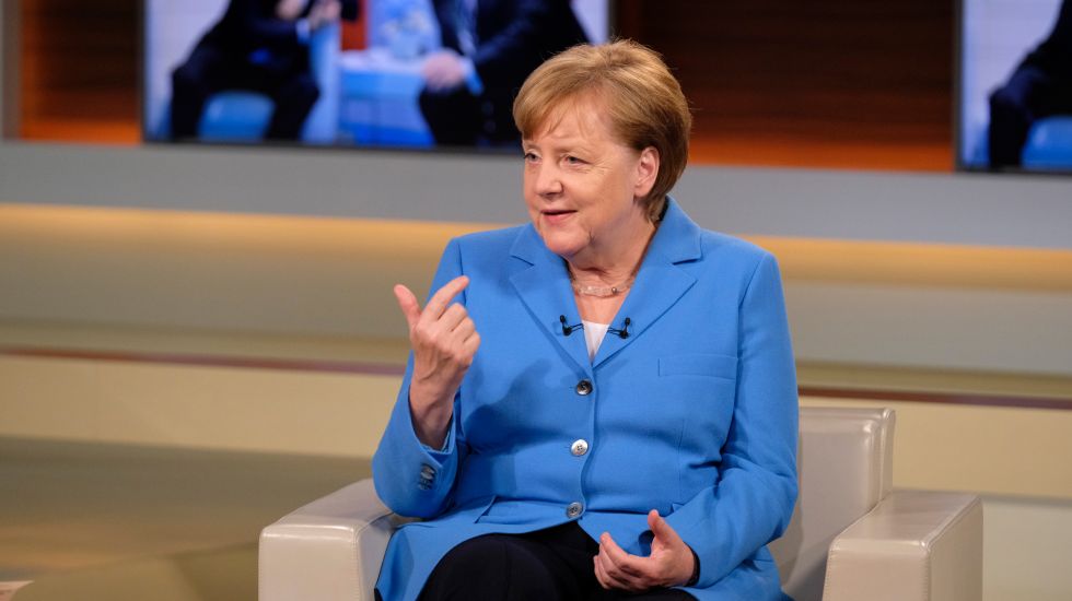 Bundeskanzlerin Angela Merkel bei Anne Will