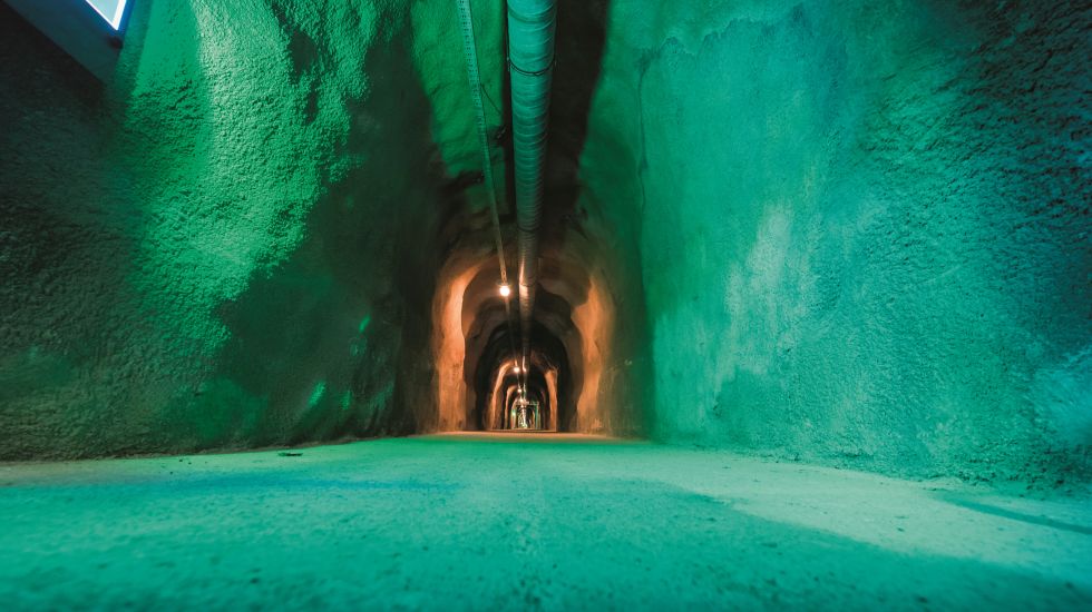 200 Meter unter Tage liegt der 680 Meter lange Barbarastollen