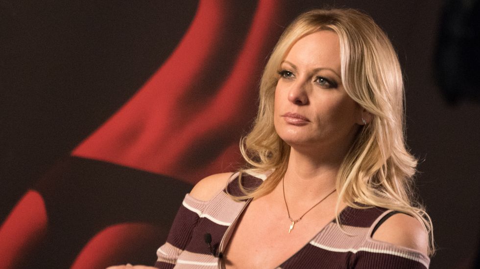 Stormy Daniels auf der Erotik-Messe "Venus" in Berlin