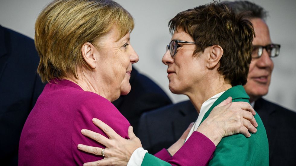 Angela Merkel und Annegret Kramp-Karrenbauer