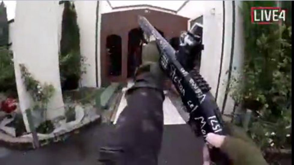 Attacke in Christchurch: Standbild des Angreifers