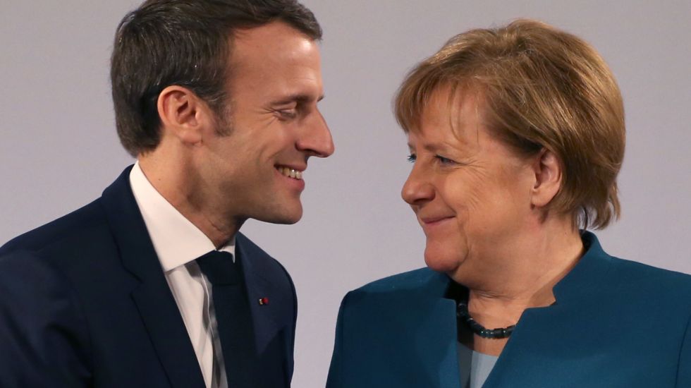 Emmanuel Macron und Angela Merkel