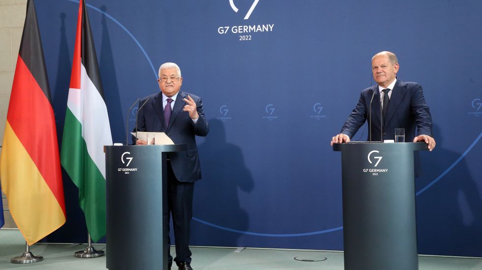 Abbas und Scholz