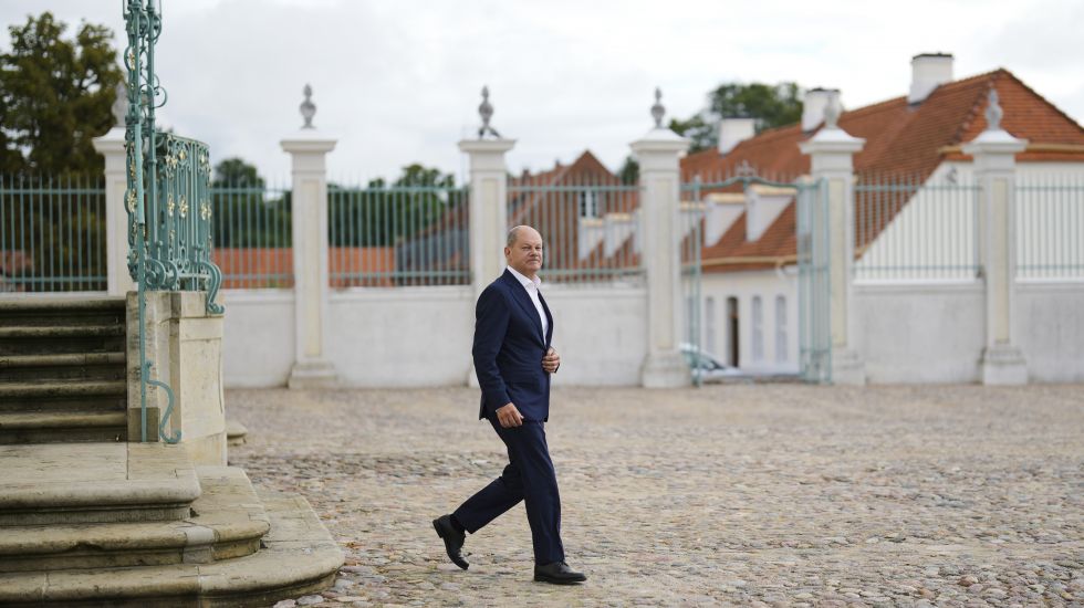 Olaf Scholz in Meseberg