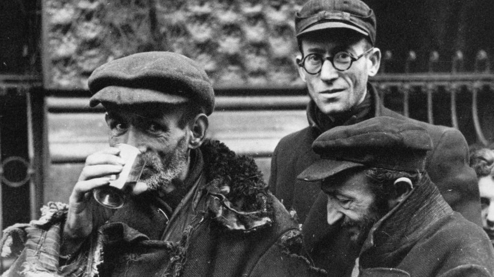 Bewohner des Warschauer Ghettos