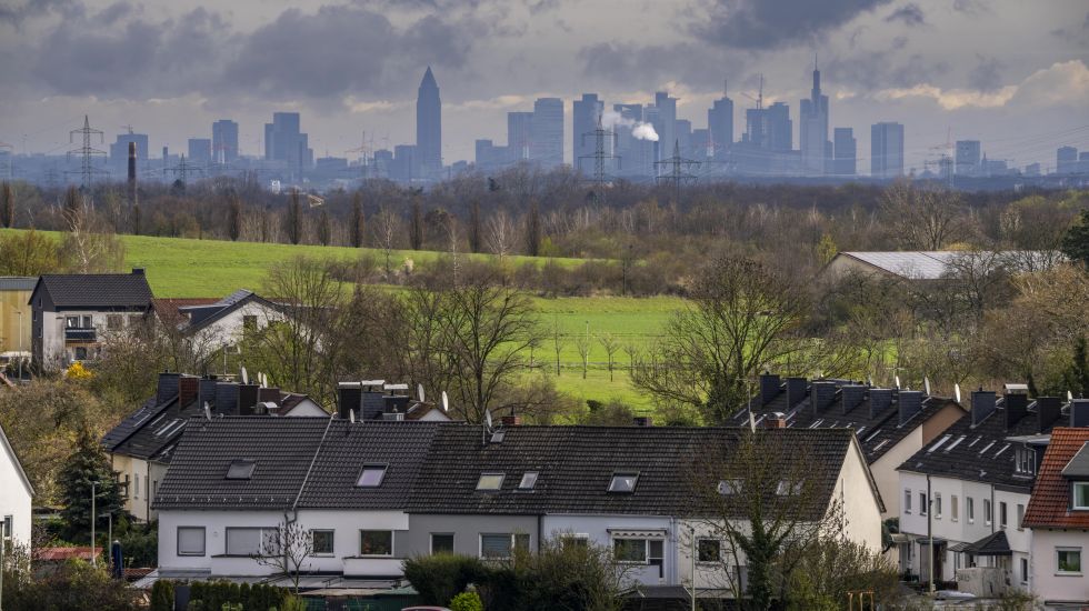 Blick vom Dorf Weilbach