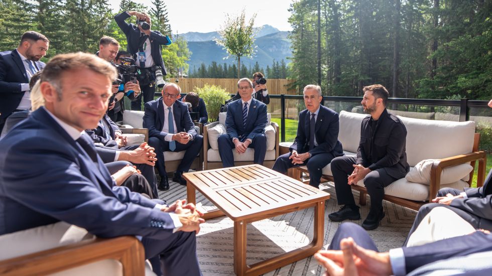 Macron beim G7-Gipfel
