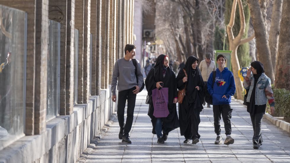 Straßenszene in Isfahan