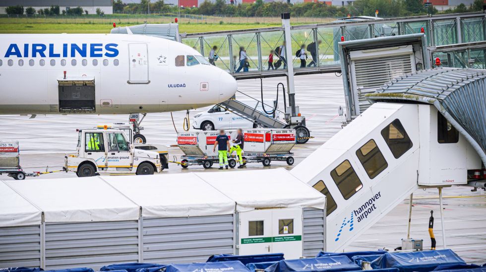 Afghanistan-Flug auf dem Flughafen Hannover-Langenhagen