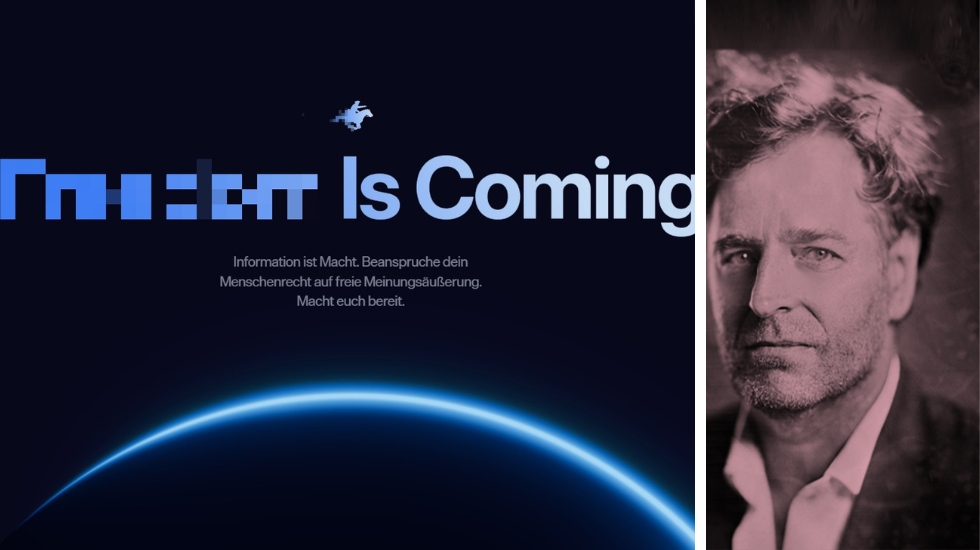 Screenshot der Website freedom.gov